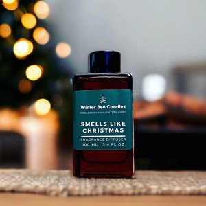 Dyfuzor z patyczkami Winter Bee Candles - Smells Like Christmas - 100ml