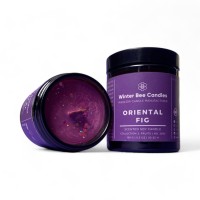 Świeca sojowa Winter Bee Candles - Oriental Fig - 150g - Ostatnie sztuki!
