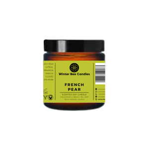 Świeca sojowa Winter Bee Candles - French Pear - 100g