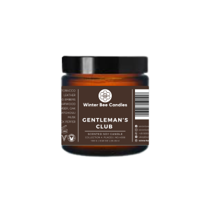 Świeca sojowa Winter Bee Candles - Gentleman's Club - 100g