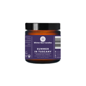 Świeca sojowa Winter Bee Candles - Summer in Tuscany - 100g