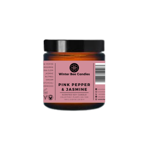Świeca sojowa Winter Bee Candles - Pink Pepper & Jasmine - 100g