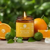 Świeca sojowa Winter Bee Candles - Sunny Day in Lisbon - 150g