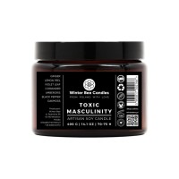 Świeca sojowa Winter Bee Candles - Toxic Masculinity - 400g