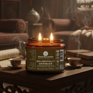 Świeca sojowa Winter Bee Candles - Delightfully Unhinged - 400g