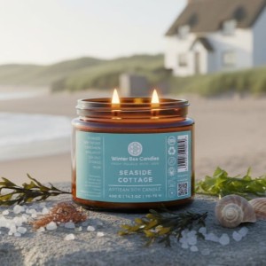 Świeca sojowa Winter Bee Candles - Seaside Cottage - 400g