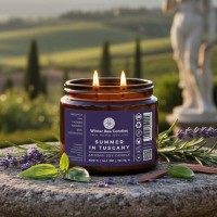 Świeca sojowa Winter Bee Candles - Summer in Tuscany - 400g