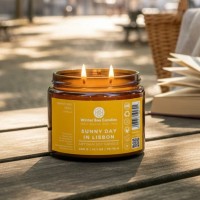 Świeca sojowa Winter Bee Candles - Sunny Day in Lisbon - 400g