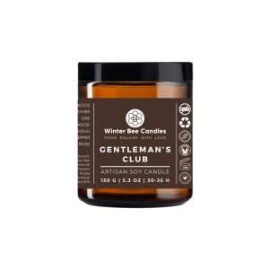 Świeca sojowa Winter Bee Candles - Gentleman's Club - 150g