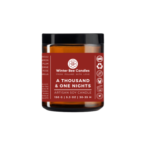 Świeca sojowa Winter Bee Candles - A Thousand & One Nights - 150g
