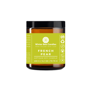 Świeca sojowa Winter Bee Candles - French Pear  - 150g
