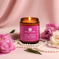 Świeca sojowa Winter Bee Candles - Too Pretty To Be Deep - 150g