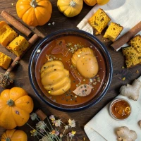 Świeca sojowa Winter Bee Candles - Pumpkin Delight - 400g