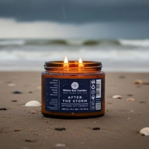 Świeca sojowa Winter Bee Candles - After the Storm - 400g